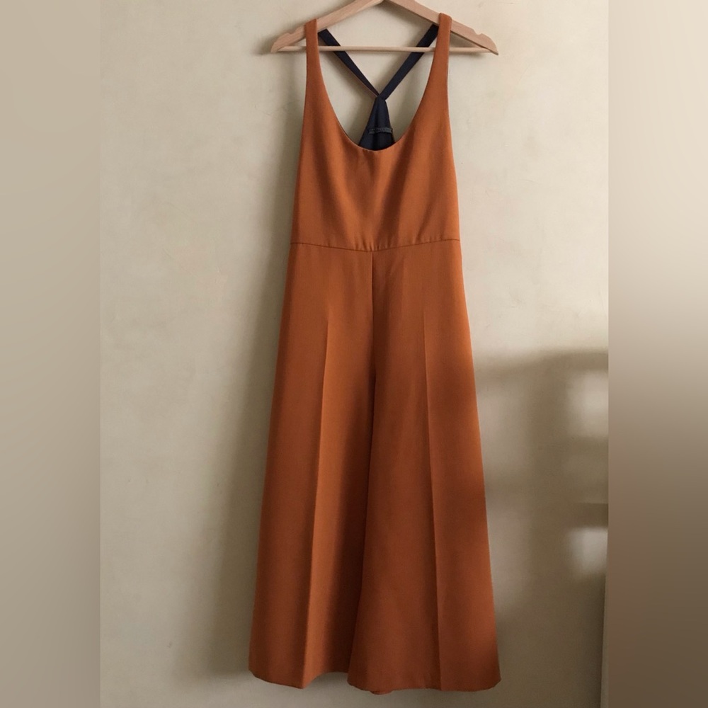 Zara Trafaluc Terracotta Color Jumpsuit - Picture 2 of 8